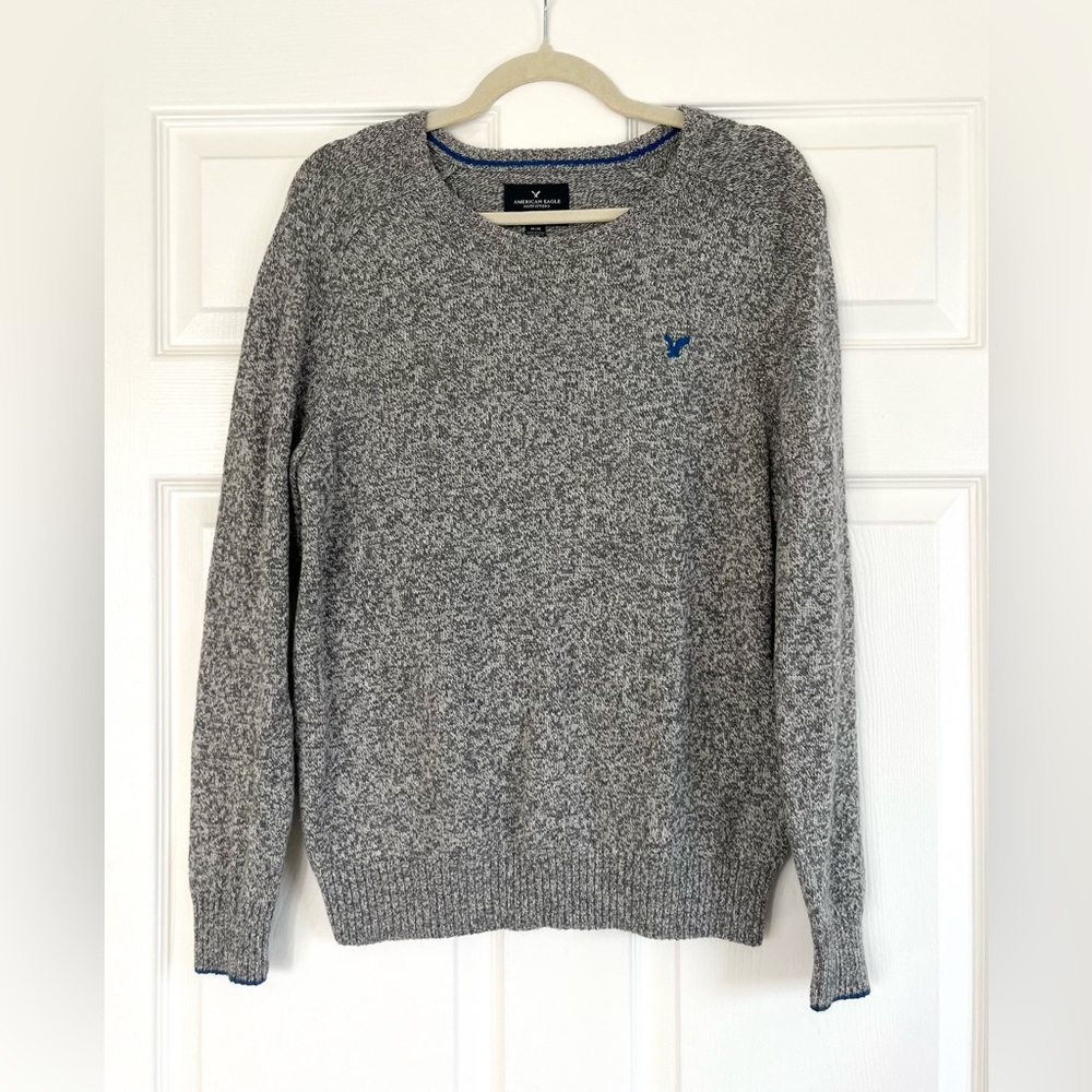 American Eagle Outfitters Gray Crewneck Sweater